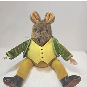 Samuel Whiskers Plush 12" Vintage 1982 EDEN Beatrix Potter -HARD TO FIND-RARE